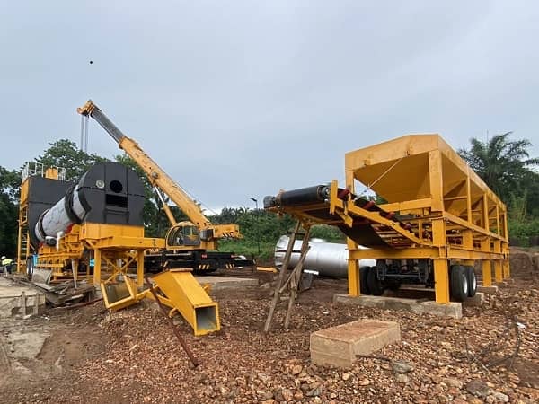 Jamaica 100th drum asphalt mixing plant_1